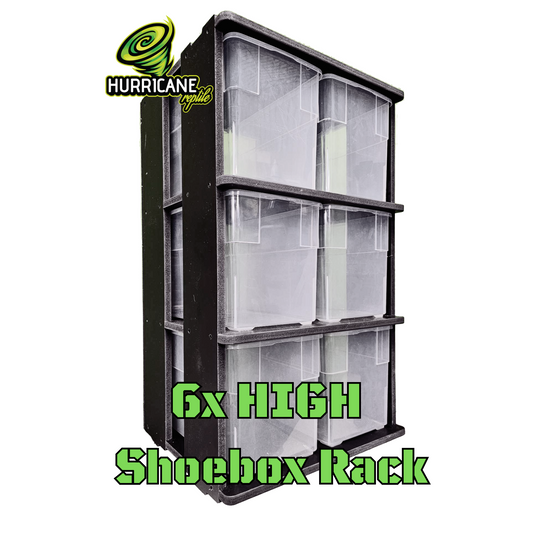 HHS6 - High Shoebox Rack - 6 Tubs