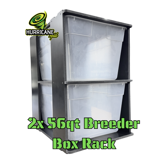 256B - 56qt Breeder Box Rack - 2 Tubs