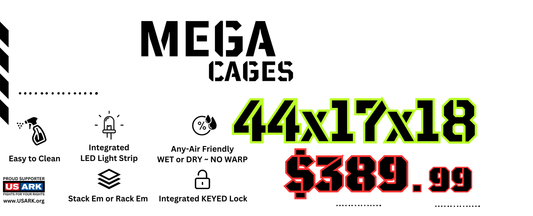 MEGA Cage 44x17x18