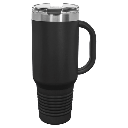 Ballsh!t OFFICIAL 40oz Travel Mug w/Handle & Straw